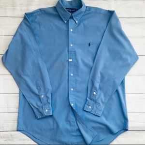 Ralph Lauren Polo Blue Casual Shirt L **2 for $35. Bundle with another marked